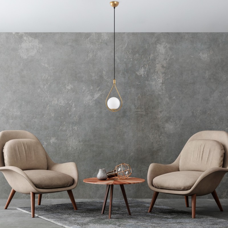 Opviq Chandelier Mudonı - Mr - 937 - 1 Gold