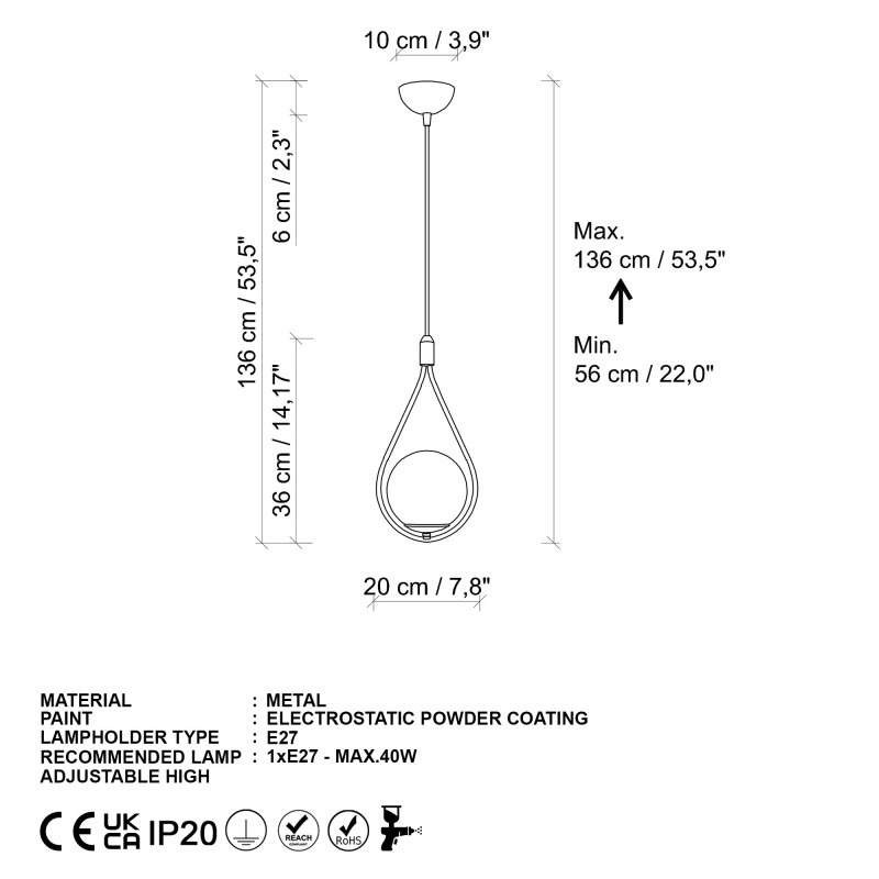 Opviq Chandelier Mudonı - Mr - 937 - 1 Gold
