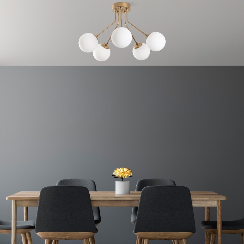 Opviq Chandelier Orıon - 13961 Gold