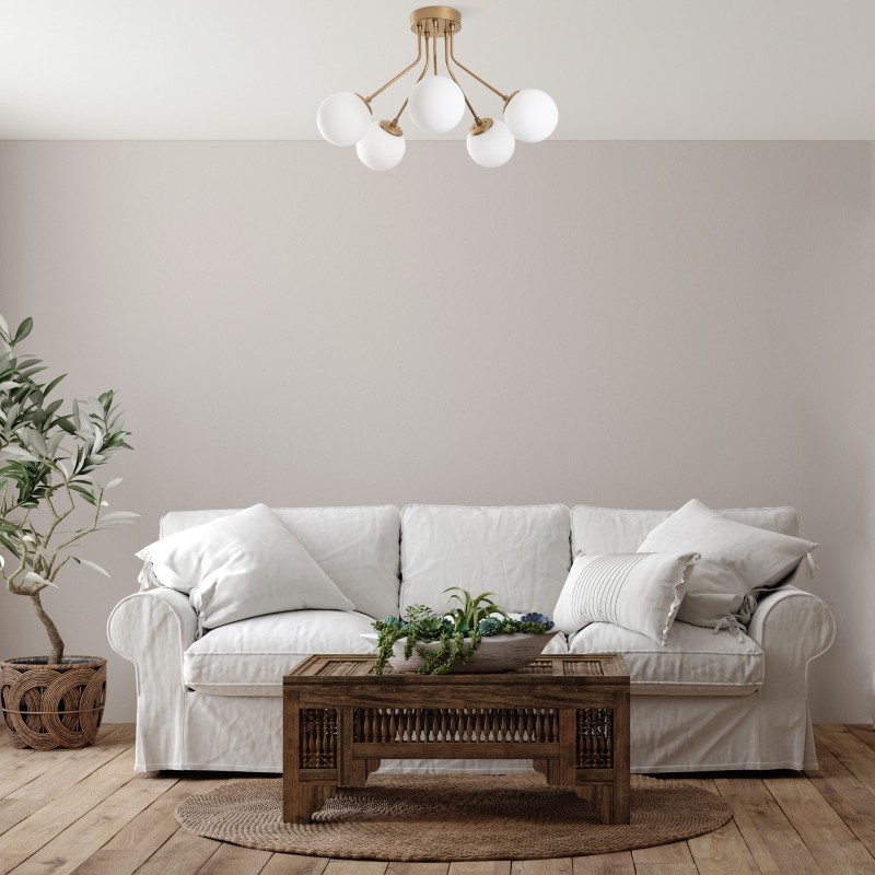Opviq Chandelier Orıon - 13961 Gold