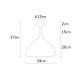 Chandelier Bergama - N-146 Gold Chandelier Bergama - N-146 Gold