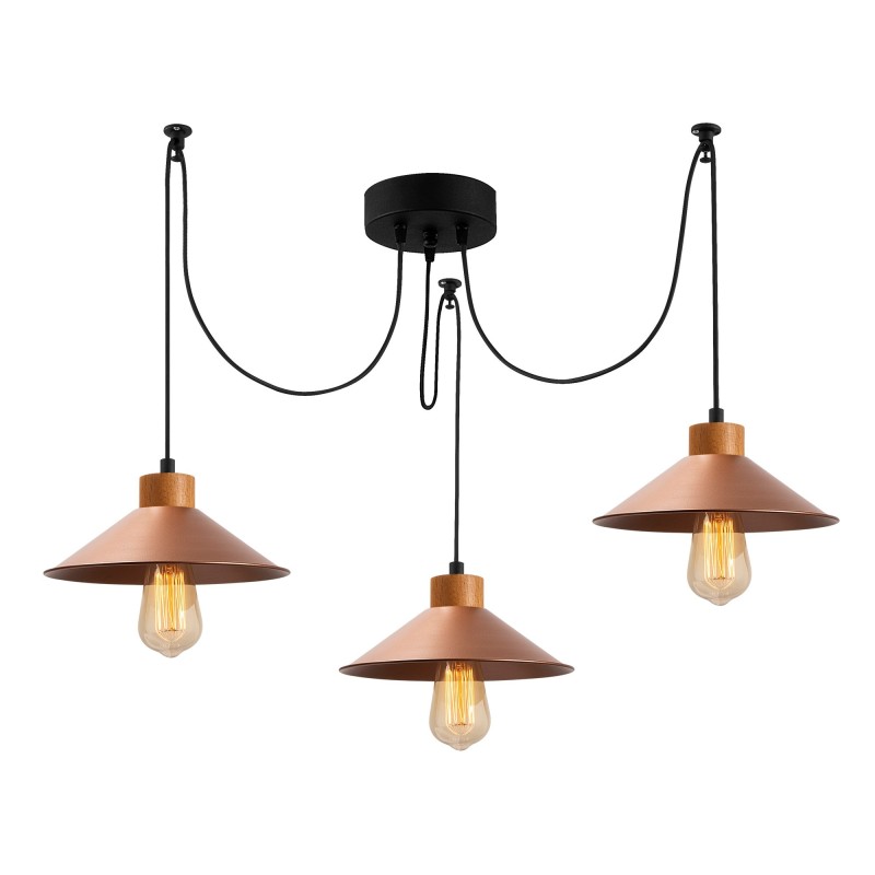 Opviq Chandelier Manavgat - N-548 Copper