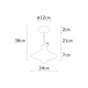 Chandelier Berceste - N-657 Black Opviq Chandelier Berceste - N-657 Black