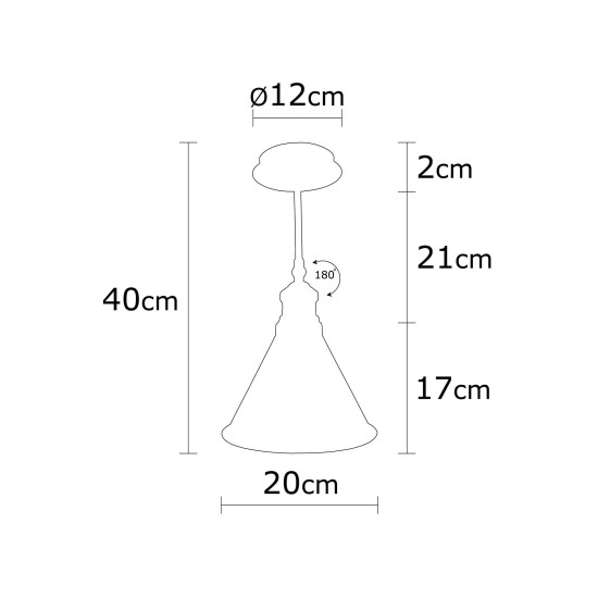 Chandelier Berceste - N-675 Vintage