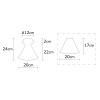 Opviq Chandelier Berceste - N-679 Copper