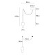 Chandelier Xanthos - N-858 Black Chandelier Xanthos - N-858 Black