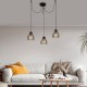 Chandelier Kemah - N-1232 Black Chandelier Kemah - N-1232 Black