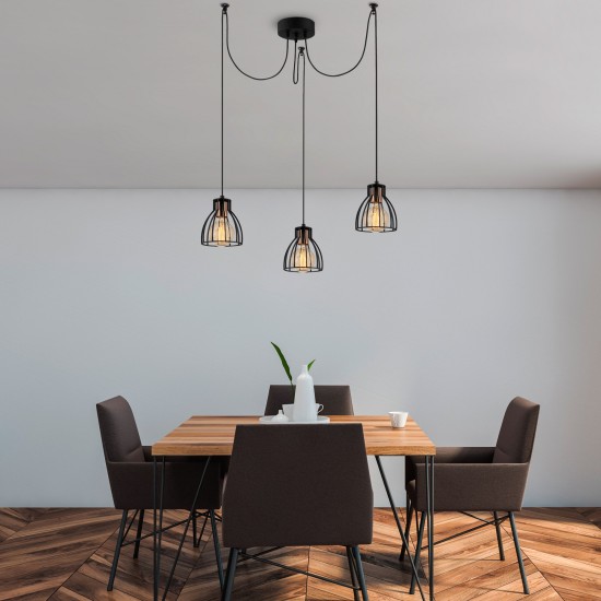 Chandelier Kemah - N-1232 Black Chandelier Kemah - N-1232 Black