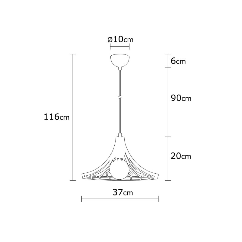 Chandelier Mezopotamya - N-1274 Copper