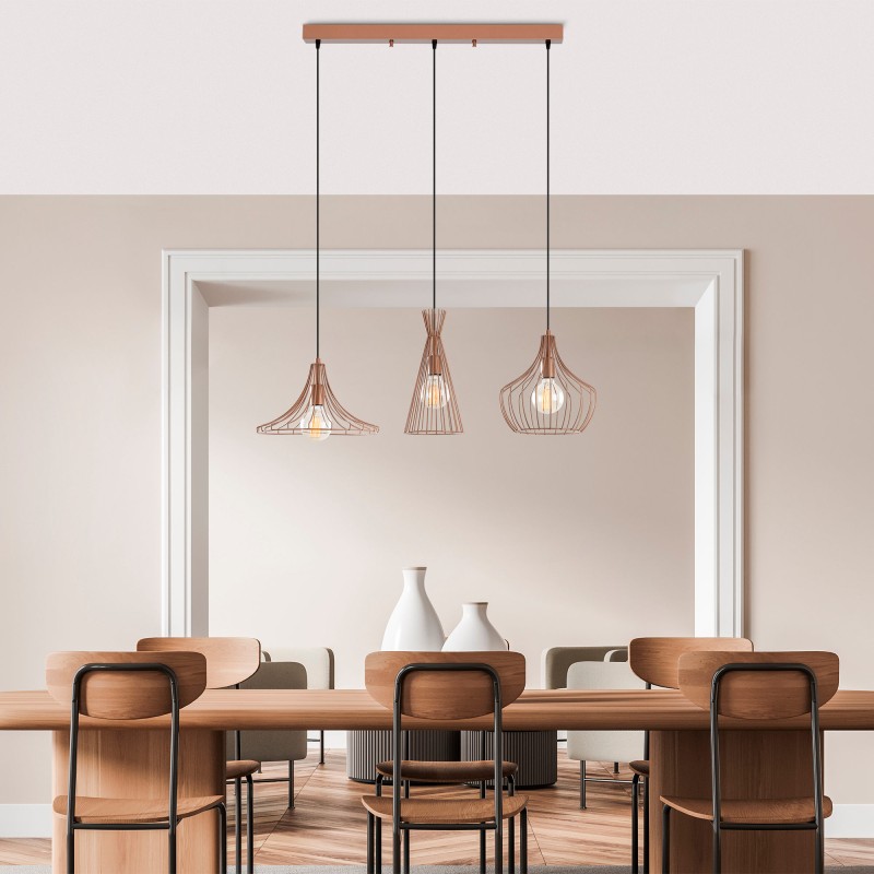 Opviq Chandelier Mezopotamya - N-1285 Copper