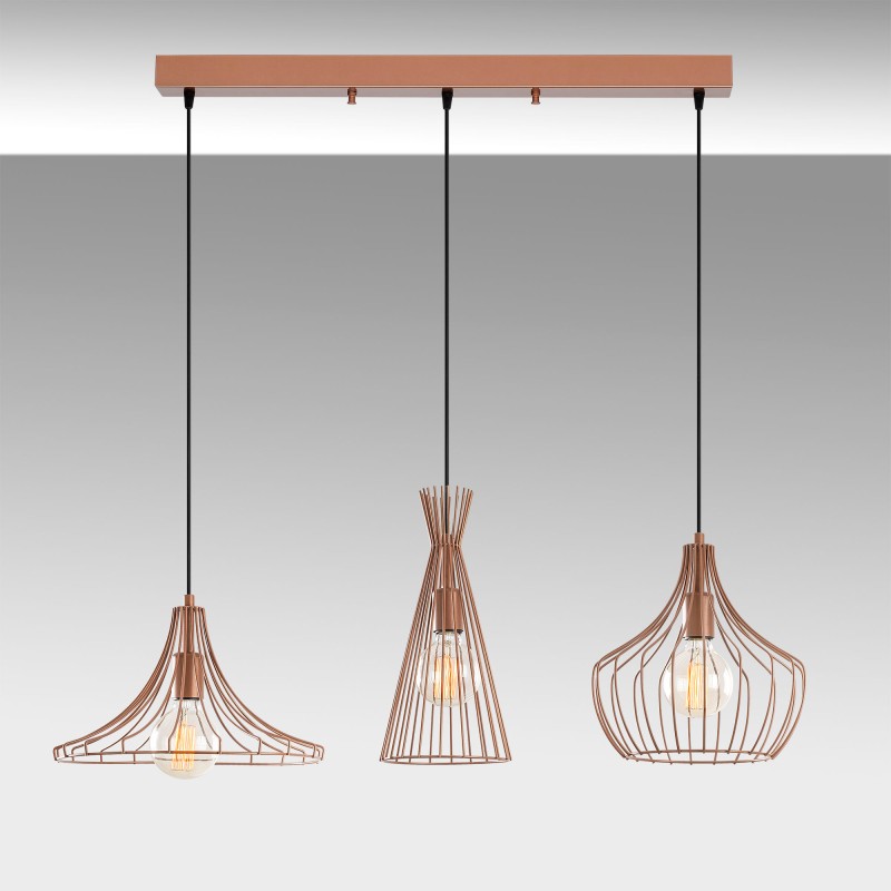 Opviq Chandelier Mezopotamya - N-1285 Copper