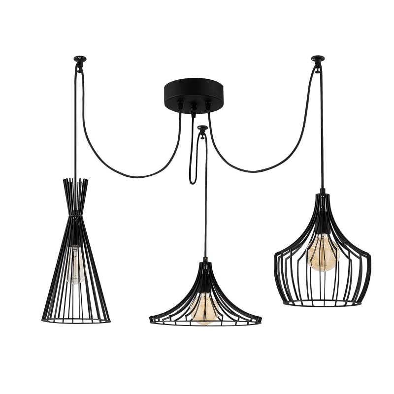 Opviq Chandelier Mezopotamya - N-1291 Black