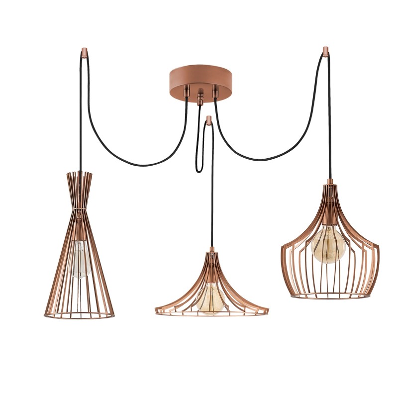 Opviq Chandelier Mezopotamya - N-1292 Copper