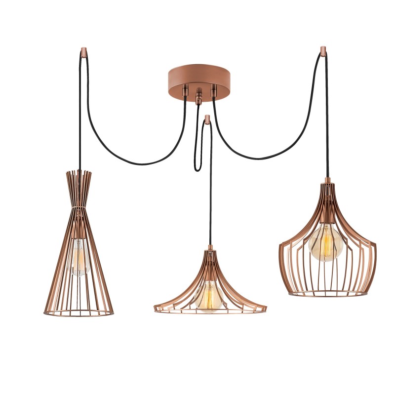 Opviq Chandelier Mezopotamya - N-1292 Copper