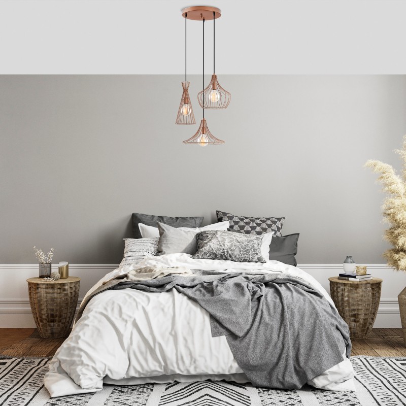 Opviq Chandelier Mezopotamya - N-1298 Copper