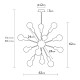 Chandelier Harput - N-1314 Black