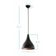 Opviq Chandelier Berceste - N-1395 Black