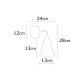 Opviq Wall Lamp Foca - N-131 Gold