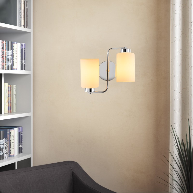 Opviq Wall Lamp Balcova - N-346 Silver