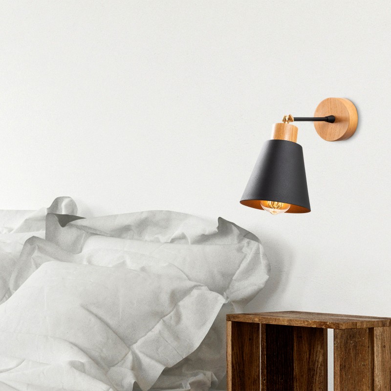 Opviq Wall Lamp Manavgat - N-610 Black
Oak