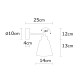 Wall Lamp Manavgat - N-612 Copper Opviq Wall Lamp Manavgat - N-612 Copper