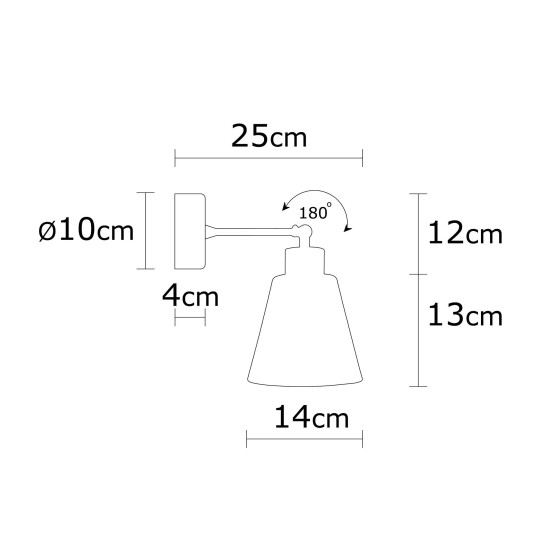 Wall Lamp Manavgat - N-618 White Opviq Wall Lamp Manavgat - N-618 White