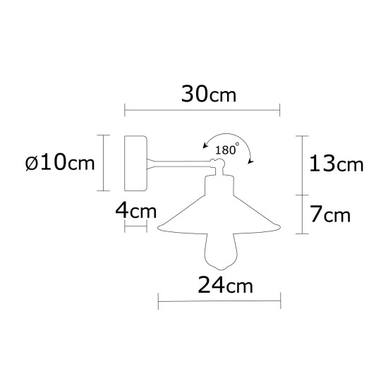 Wall Lamp Manavgat - N-620 Black
Oak Wall Lamp Manavgat - N-620 Black
Oak
