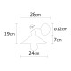 Opviq Wall Lamp Berceste - N-663 Black