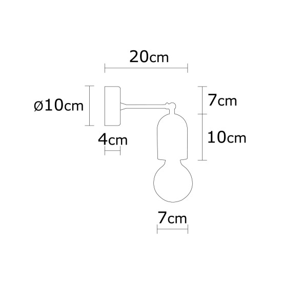 Opviq Wall Lamp Datca - N-934 Natural