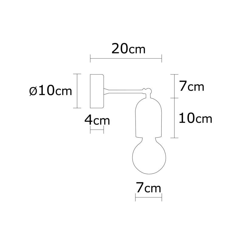 Opviq Wall Lamp Datca - N-934 Natural