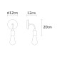 Wall Lamp Harput - N-1325 Gold