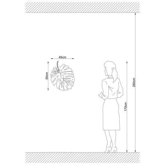 Wall Lamp W-035 Black