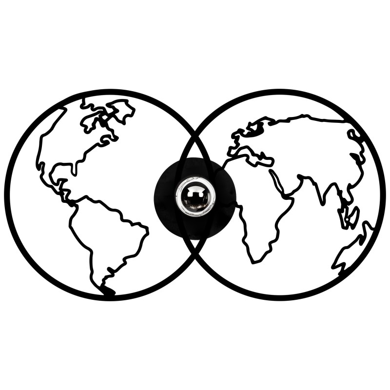 Opviq Wall Lamp W-036 Black