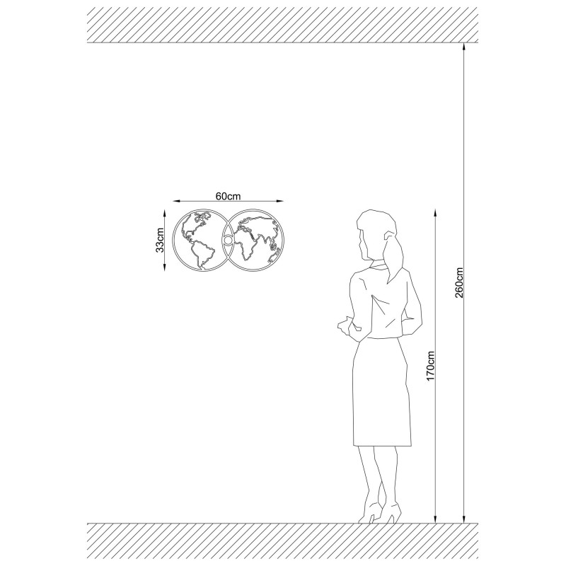 Opviq Wall Lamp W-036 Black