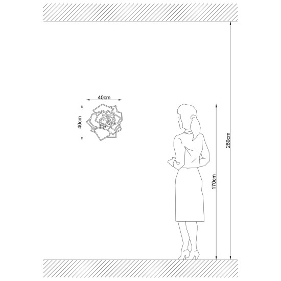 Wall Lamp W-042 Black
