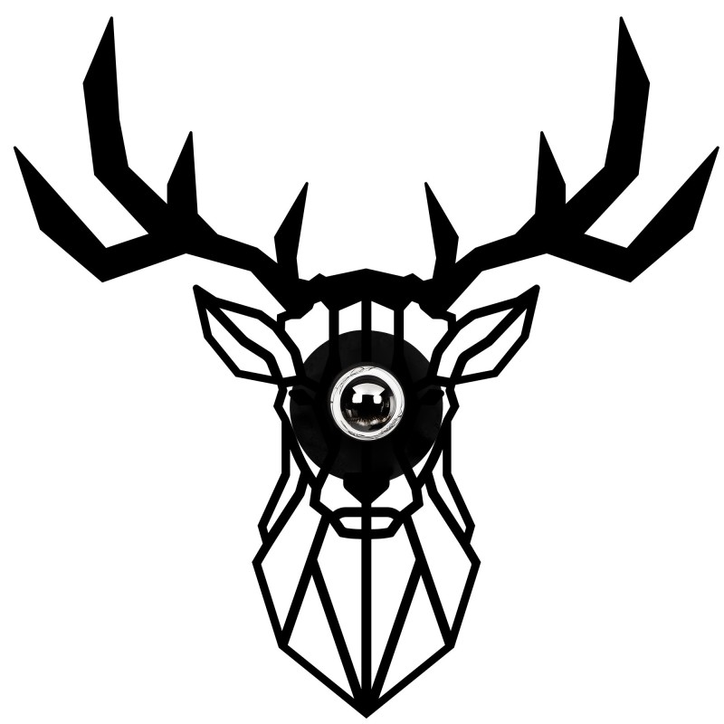 Opviq Wall Lamp W-051 Black