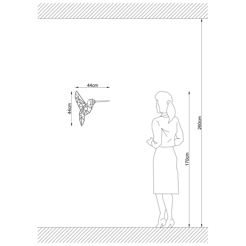 Opviq Wall Lamp W-053 Black