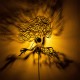 Wall Lamp Tree Woman Black Wall Lamp Tree Woman Black