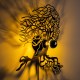 Wall Lamp Tree Woman Black Wall Lamp Tree Woman Black