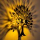 Wall Lamp Heart Tree V2 Black Opviq Wall Lamp Heart Tree V2 Black