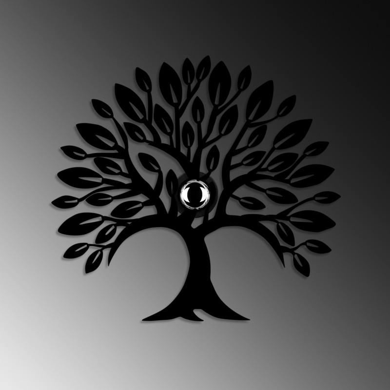 Opviq Wall Lamp Heart Tree V2 Black