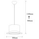 Chandelier Fötr Sivani - MR-317 Black
White Chandelier Fötr Sivani - MR-317 Black
White