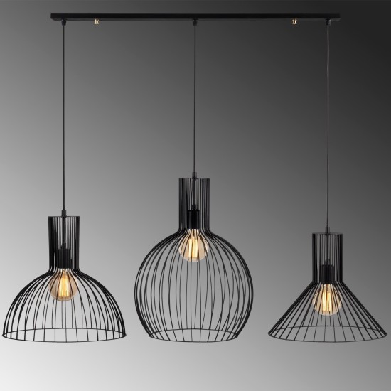 Chandelier Fellini - MR - 768 Black Opviq Chandelier Fellini - MR - 768 Black