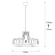 Chandelier Fellini - MR - 769 Black
Copper
