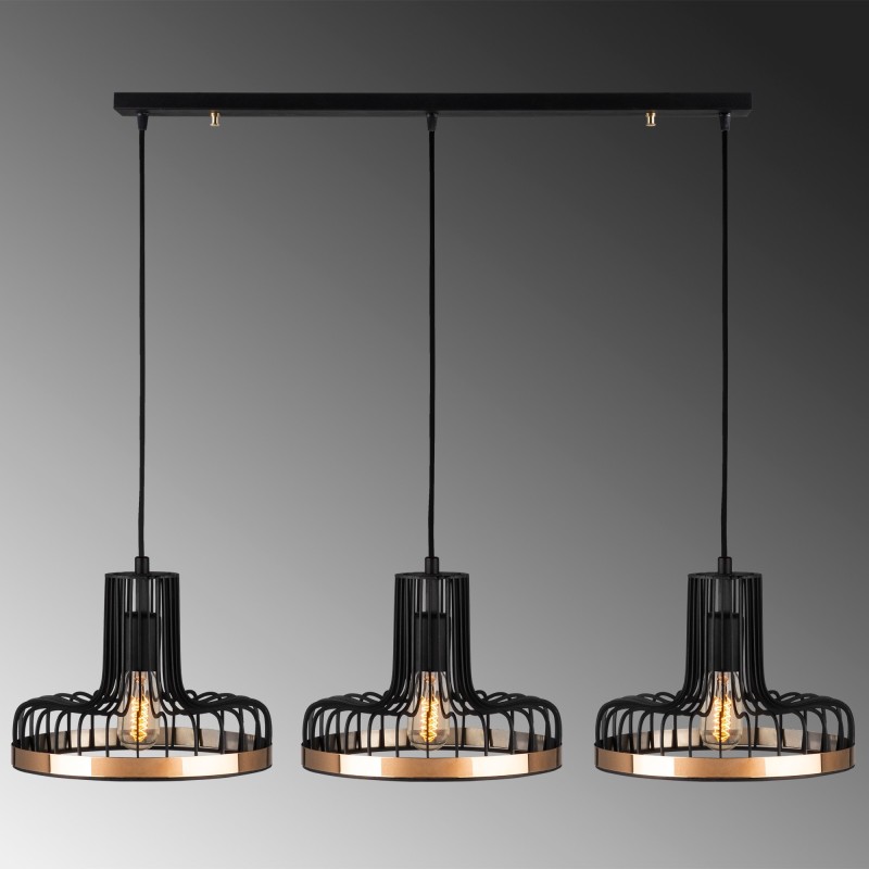Chandelier Fellini - MR - 774 Black
Copper