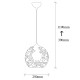 Chandelier Fellini - MR - 785 Black Opviq Chandelier Fellini - MR - 785 Black
