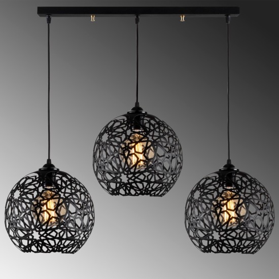 Chandelier Fellini - MR - 786 Black Opviq Chandelier Fellini - MR - 786 Black