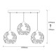 Chandelier Fellini - MR - 786 Black Opviq Chandelier Fellini - MR - 786 Black