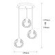 Chandelier Fellini - MR - 787 Black Chandelier Fellini - MR - 787 Black