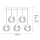 Chandelier Fellini - MR - 789 Black Opviq Chandelier Fellini - MR - 789 Black